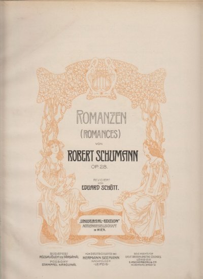 Romances op. 28 - Kliknutím na obrázek zavřete