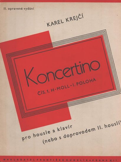 Koncertino h moll - Kliknutím na obrázek zavřete