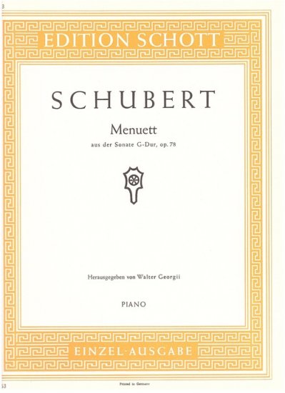 Menuett G-Dur op. 78 - Kliknutím na obrázek zavřete